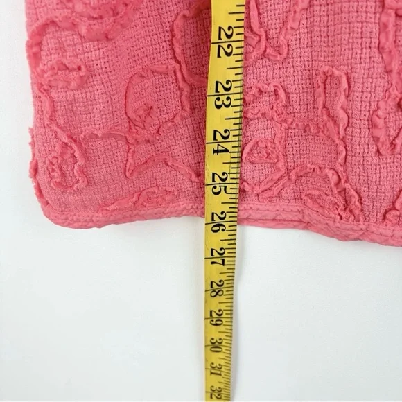 Focus Casual Life Top Womens Large Gauze Lagenlook Artsy Pink Pockets Cardigan - Picture 6 of 8